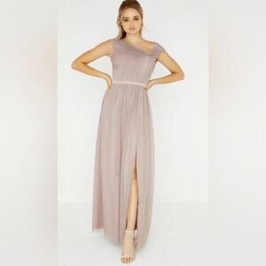 💙 Little Mistress Mesh Maxi Dress